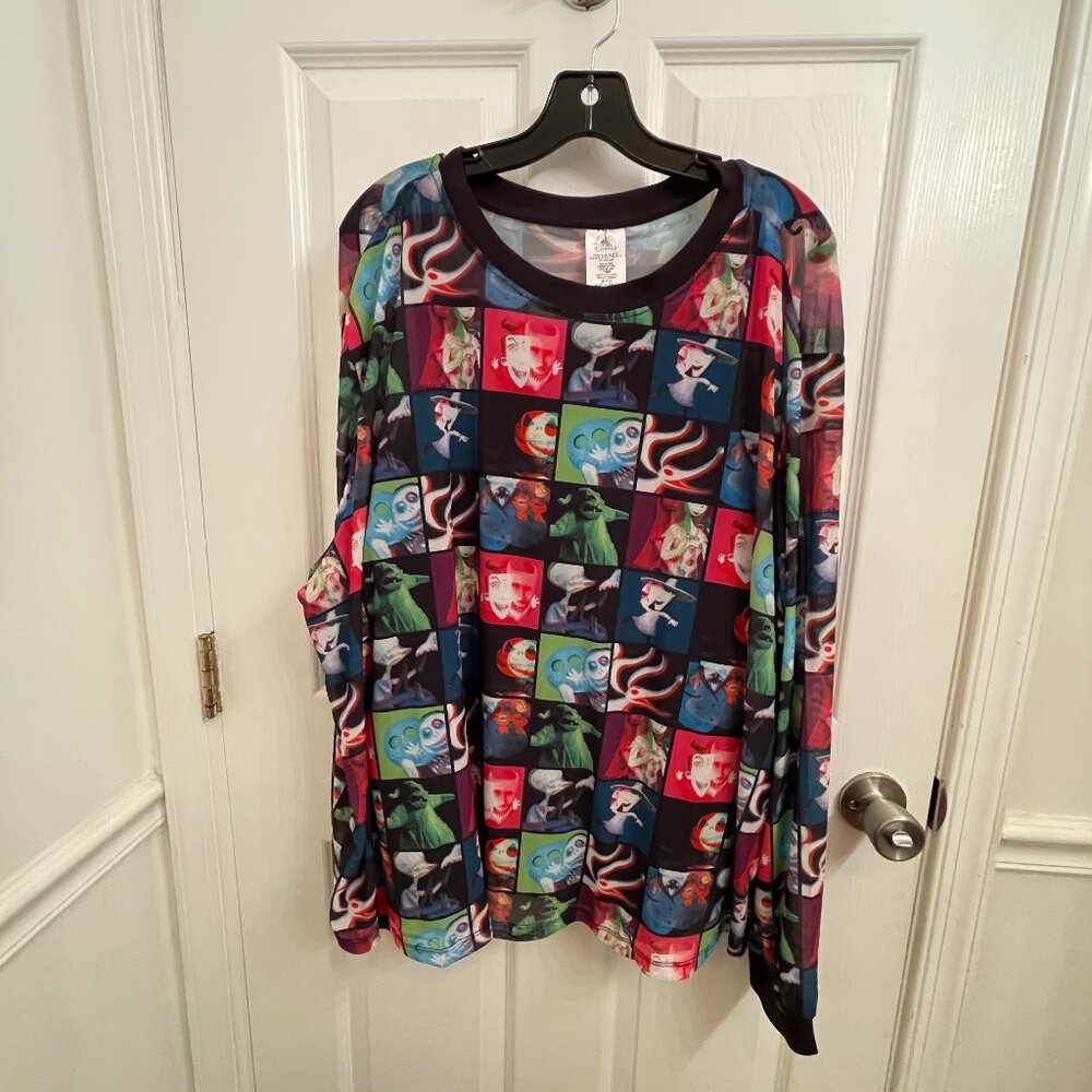 Disney Nightmare Before Christmas 2 Piece Long Sleeve Shirt size 2XL NWT